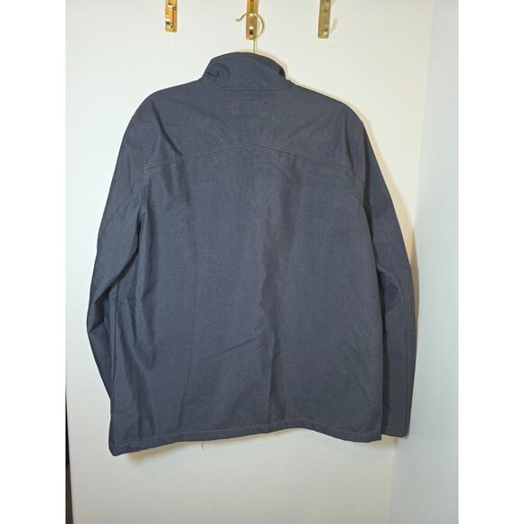 Cody James Core Jacket Mens Medium Gray Water Repellent Outdoor Full Zip Bonded - Picture 4 of 10